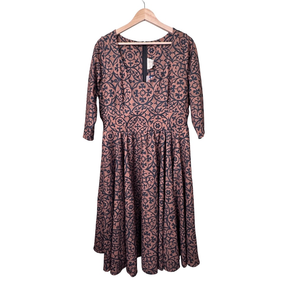 Pinup Girl Clothing Laura Byrnes Hope Johnstun Dress Priscilla Swing Dress XL - Picture 5 of 13